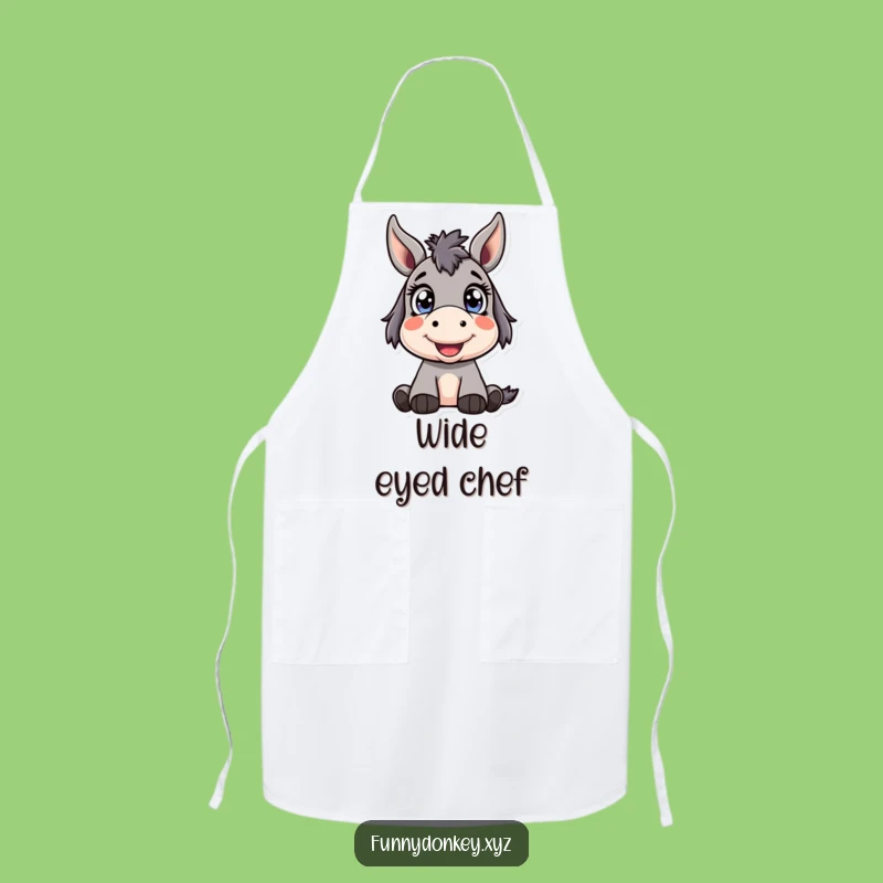Funny Kawaii Donkey Apron: Look Up with Joy in the Kitchen
