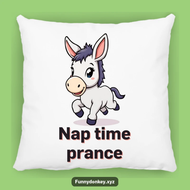 Cozy Funny Kawaii Donkey Pillow: Prancing Delight, Perfect Funny Gift