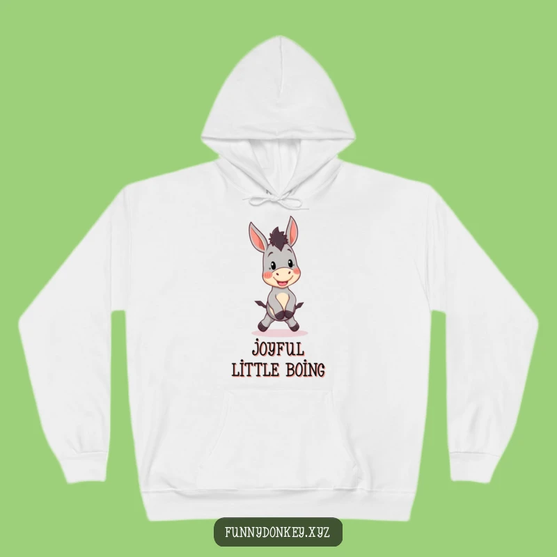 Funny Kawaii Donkey Hoodie: Cozy Comfort and Hopping Happiness