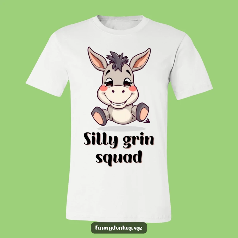 Funny Donkey Grin T-Shirt: Silly Hoof Tap, Great Funny Gift